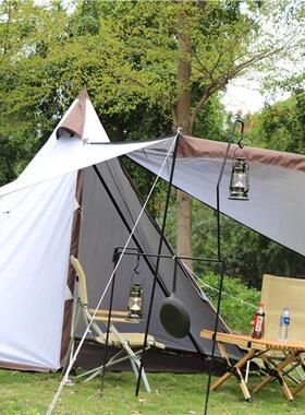 毛哥露衣营易印第安简金字塔去防中柱帐篷遮阳晒双WNZ层防雨尖塔