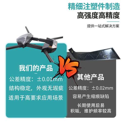 mc尼龙工P222A66无人机螺旋桨毂注塑件微米级桨公定制差注塑加成