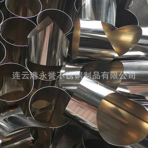 1.4焊mm壁厚201不锈钢管激光光切割管冲孔不锈钢装饰434材内外抛