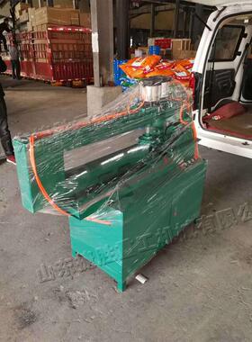 志小型气动切圆边机js-ybj-4 铝板反压光圆标牌成型机 三角牌弯边