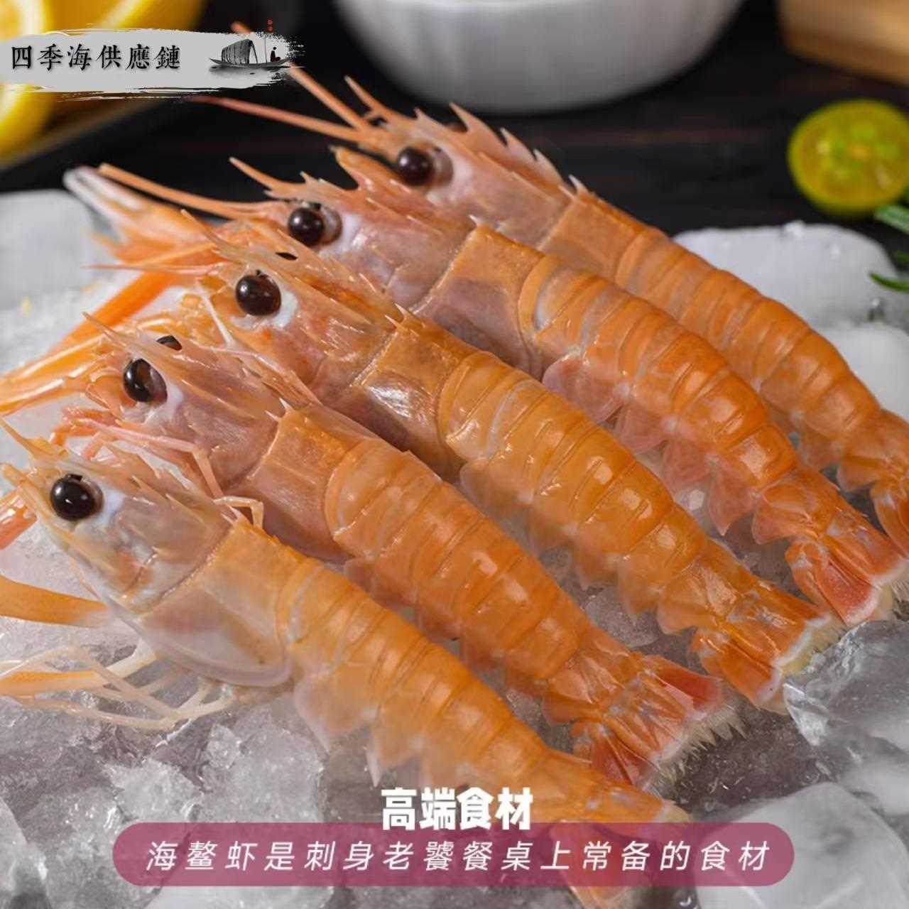 101海鳌虾刺身海鲜拼盘料理日式生鲜餐饮自助商用工厂虾寿司