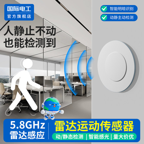 国际电工官方正品人体存在感应