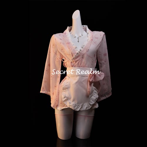 秘境「夏日花火」性感睡裙日式和服cos制服浴袍内衣女纯欲qqny