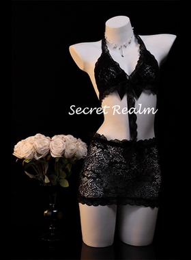 秘境「维多利亚密语」性感睡裙蕾丝镂空透视网内衣情调纯欲风qqny