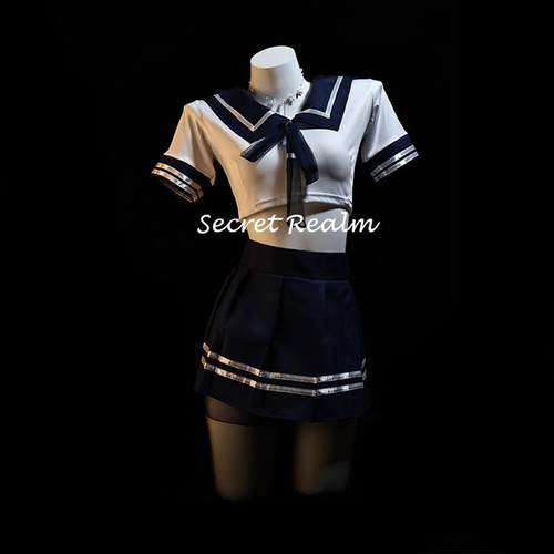 秘境学院风性感jk制服内衣套装