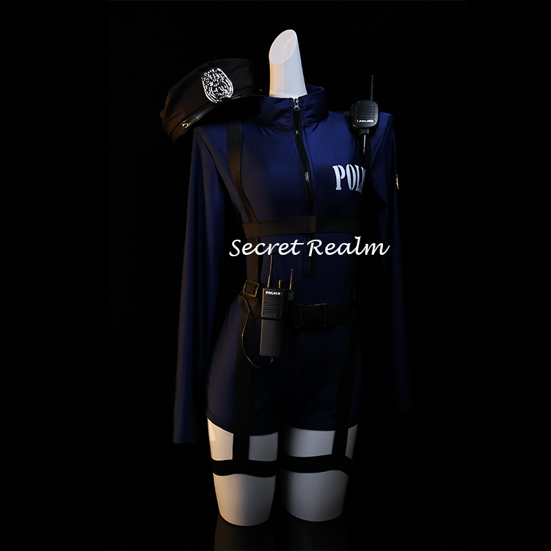 秘境「超能警花」性感女警cos情趣制服御姐睡裙趣味连体衣qqny