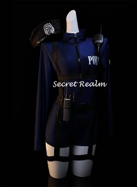 秘境「超能警花」性感女警cos情趣制服御姐睡裙趣味连体衣qqny