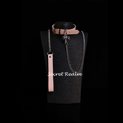 秘境「归属」小狗骨头项圈铃铛皮革puppy牵引绳小众设计K9