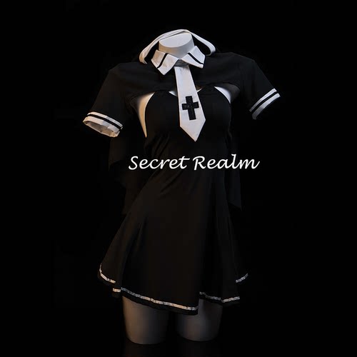 秘境「禁忌之恋」禁欲系修女cos制服套装万圣性感睡裙趣纯欲qqny