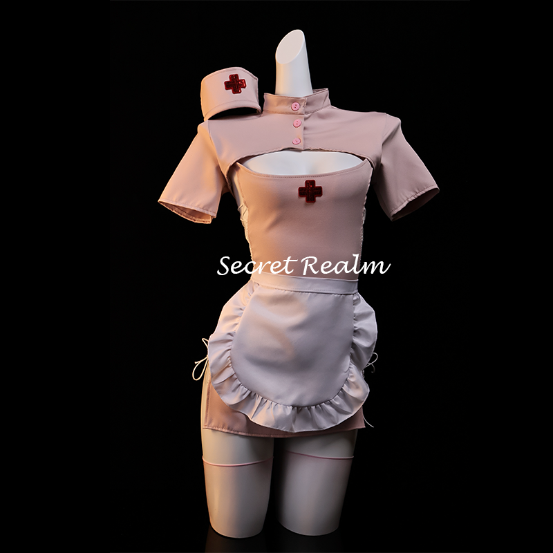 秘境「桃桃心术」性感睡裙护士cos制服套装女仆透视内衣纯欲qqny
