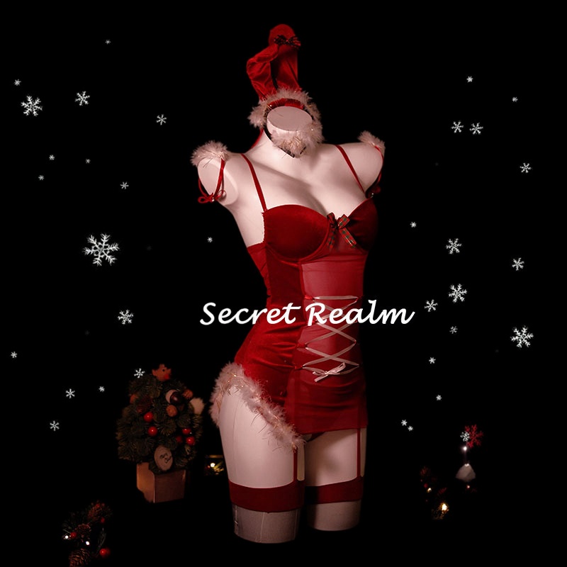 秘境圣诞兔女郎性感角色扮演制服