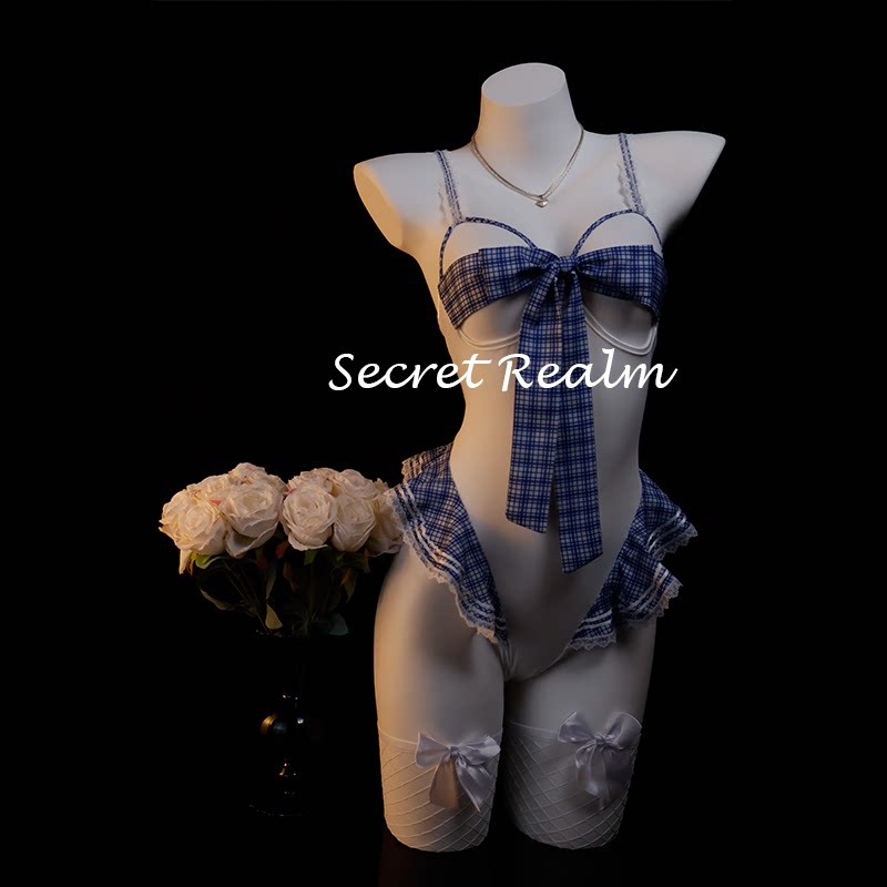 秘境「星萝」性感女仆cos装连体情趣衣制服软妹小胸战袍qqny内衣