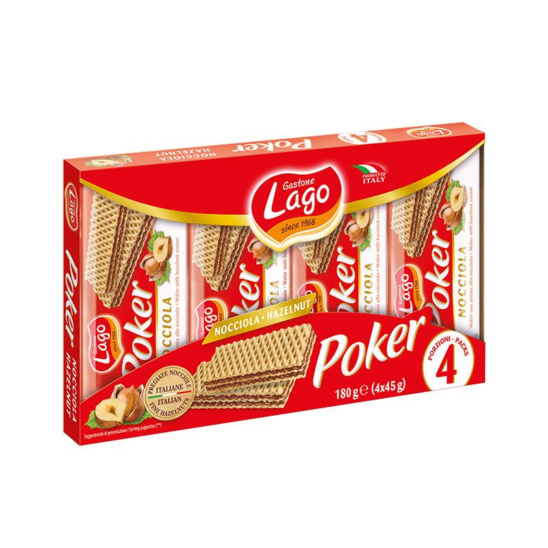 爱利地子味榛/柠味檬/可可味/香草味威化饼干810g