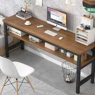 厂销简约电脑桌卧室家用办公长条桌小户型靠墙窄书桌台式学习写a.