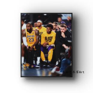 勒布朗詹姆斯东契奇篮球周边挂画卧室客厅空白墙运动明星装饰画壁