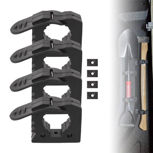 铁锹固定卡扣越野车行李架橡胶夹摩托车战术铲子斧头固定扣支架