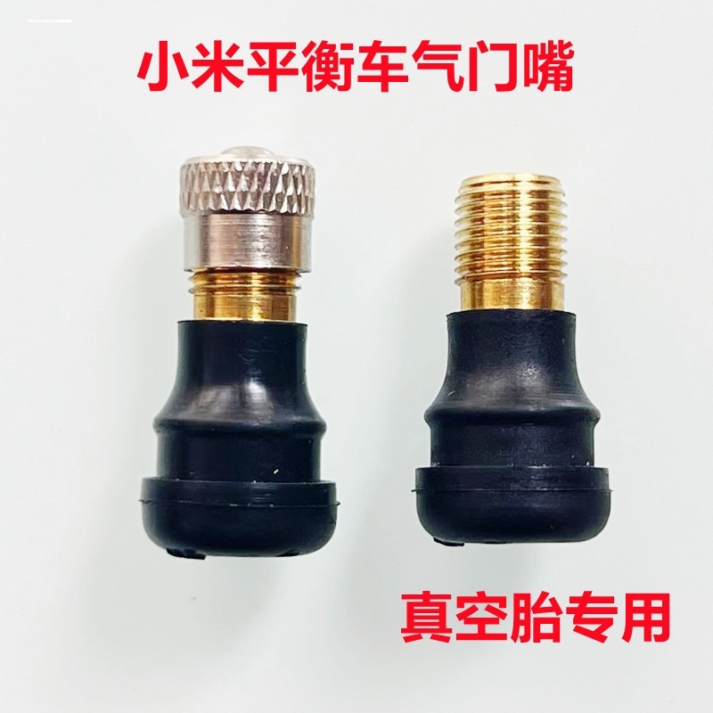 适用小米9平衡车气门嘴真空轮胎九号mini打气芯针plus燃动版配件
