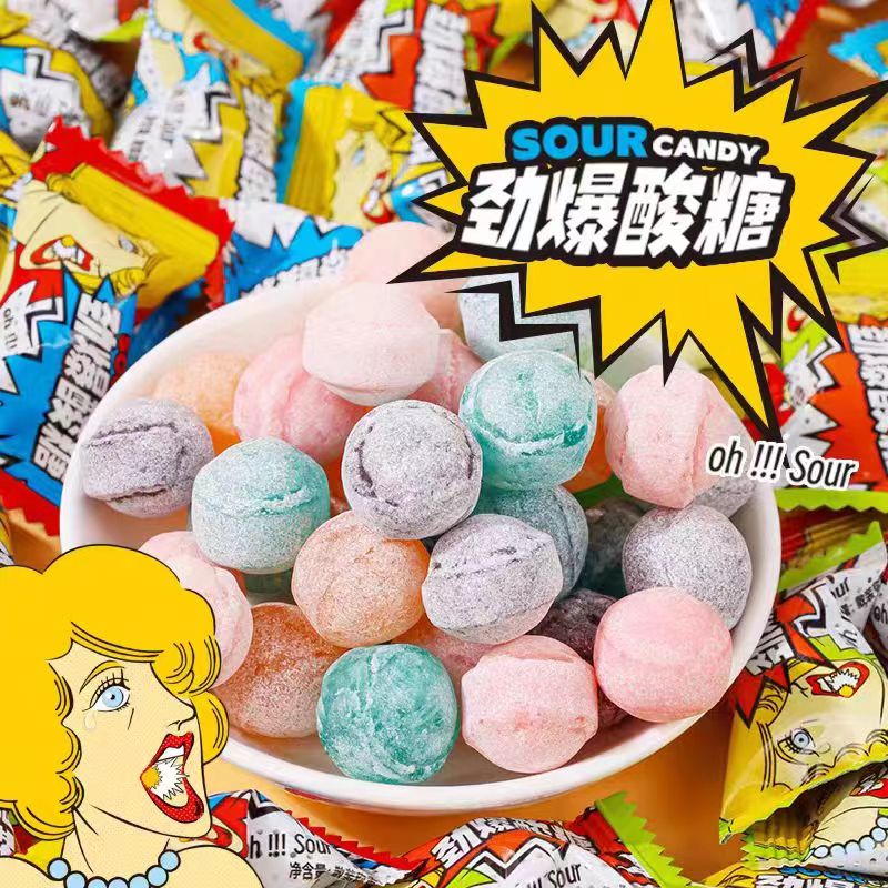 爆酸超酸柠檬糖果提神