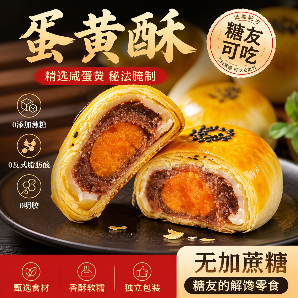 复购率超98%的蛋黄酥甜品