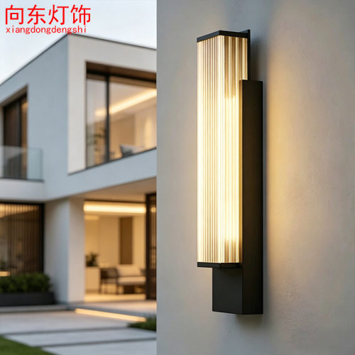 跨境新款户外防水壁灯轻奢别墅大门两侧庭院灯外墙柱子阳台墙壁灯