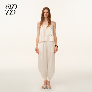 立体吊带上衣套装 大头图钉一片式 ODTD26春夏新款 女 设计师女装