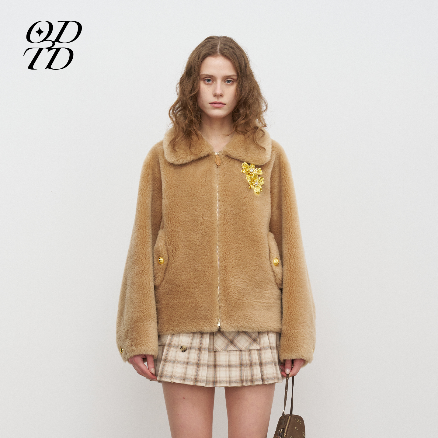 ODTD25秋冬新款美利如羊毛夹克
