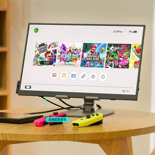 PS5|SWITCH 직접 연결 휴대용 디스플레이 노트북 컴퓨터 확장 보조 화면 휴대폰 XXS 외부 디스플레이