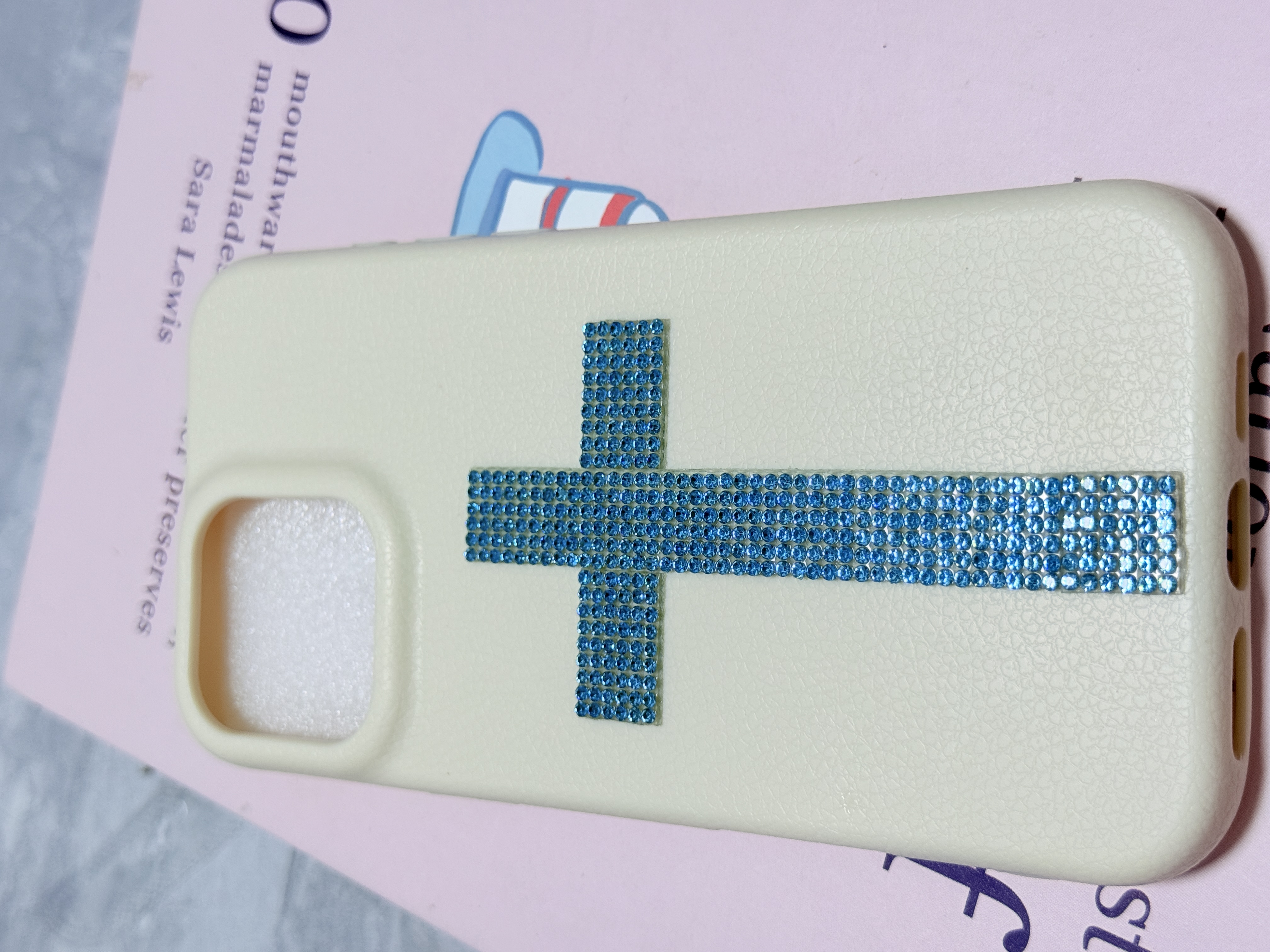 苹果16镶钻手机壳iPhone13/14proMax15十字架满满满钻闪个性潮品新品小众12pro高级11轻奢XR新品潮流