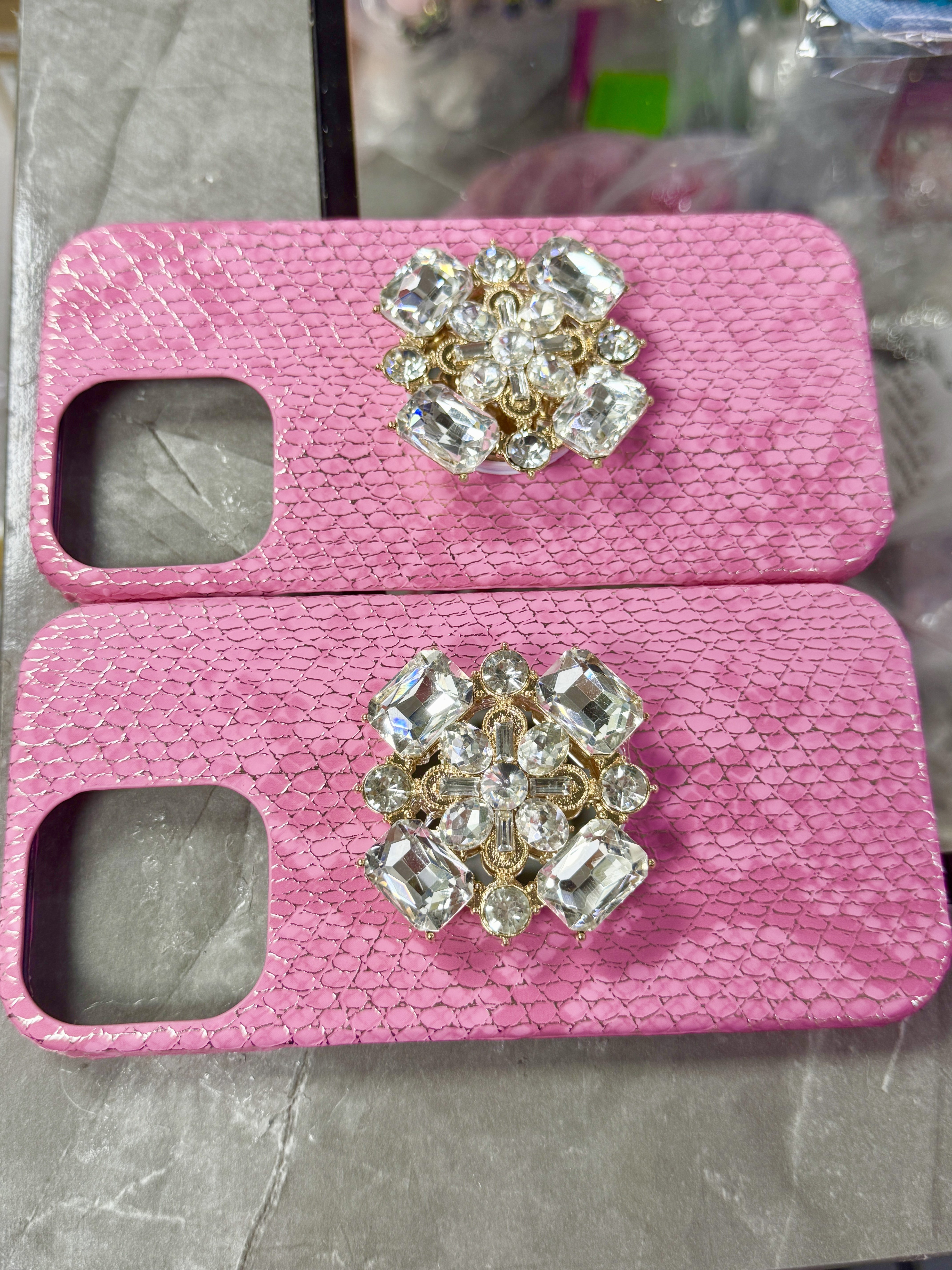 高级感蛇皮纹闪钻支架适用iPhone16ProMax手机壳苹果15Pro保护套14pm女款13新款11/12p小众个性时尚全包plus