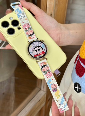 蜡笔小新适用小米watchS4手表S3表带Watch5硅胶磁吸可爱小米S2/Color2替换腕带夏天新款男女款S1Pro高级运动