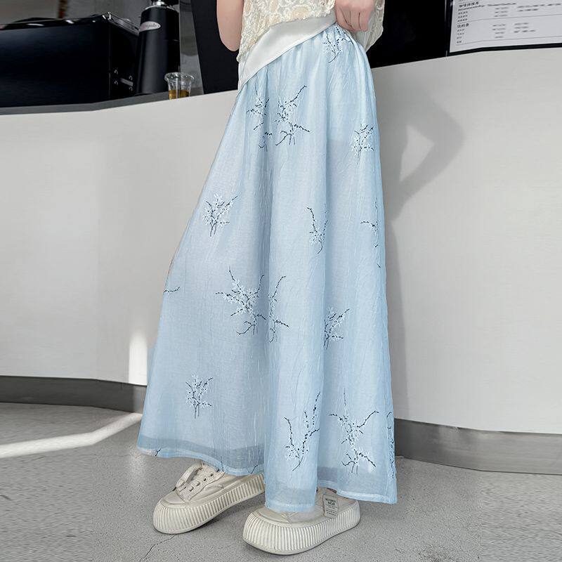 女童夏款阔腿裤2026新款儿童夏季洋气休闲裤女孩大童夏装宽松裙裤