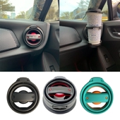 出风口水杯架限量版 可折叠 丰田86斯巴鲁brz哑光黑质感磨砂隐藏版