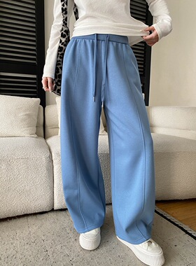 司南 早春新款 解构分割设计感抽绳松紧腰运动风休闲卫裤 SN8636