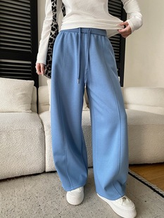 司南 早春新款 解构分割设计感抽绳松紧腰运动风休闲卫裤 SN8636