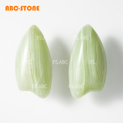 FS.ABC剑形青玉宝石天然玻璃门拉手木门服装店咖啡店酒店定制刻字