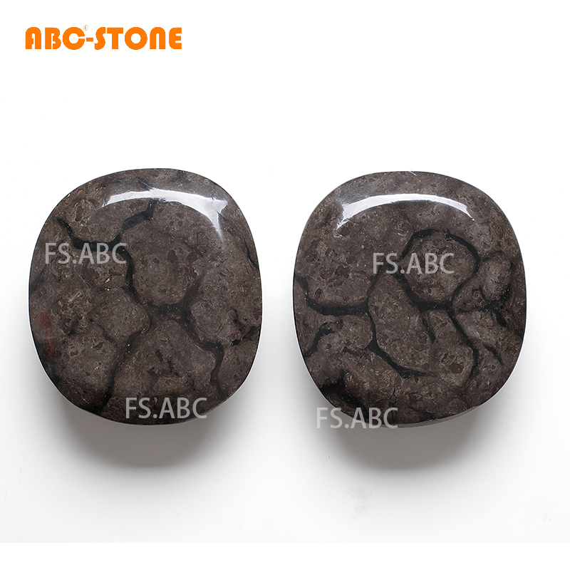 FS.ABC经典款天然石材龟纹石玻璃门拉手木门服装店酒店定制刻字
