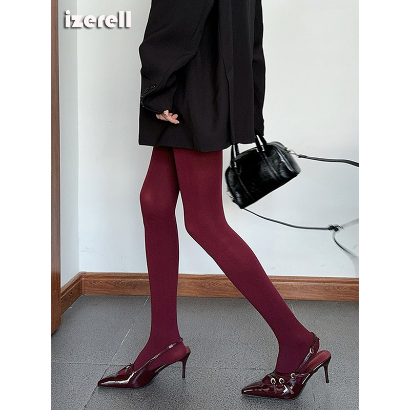 日本进口走秀款安可拉红连裤袜