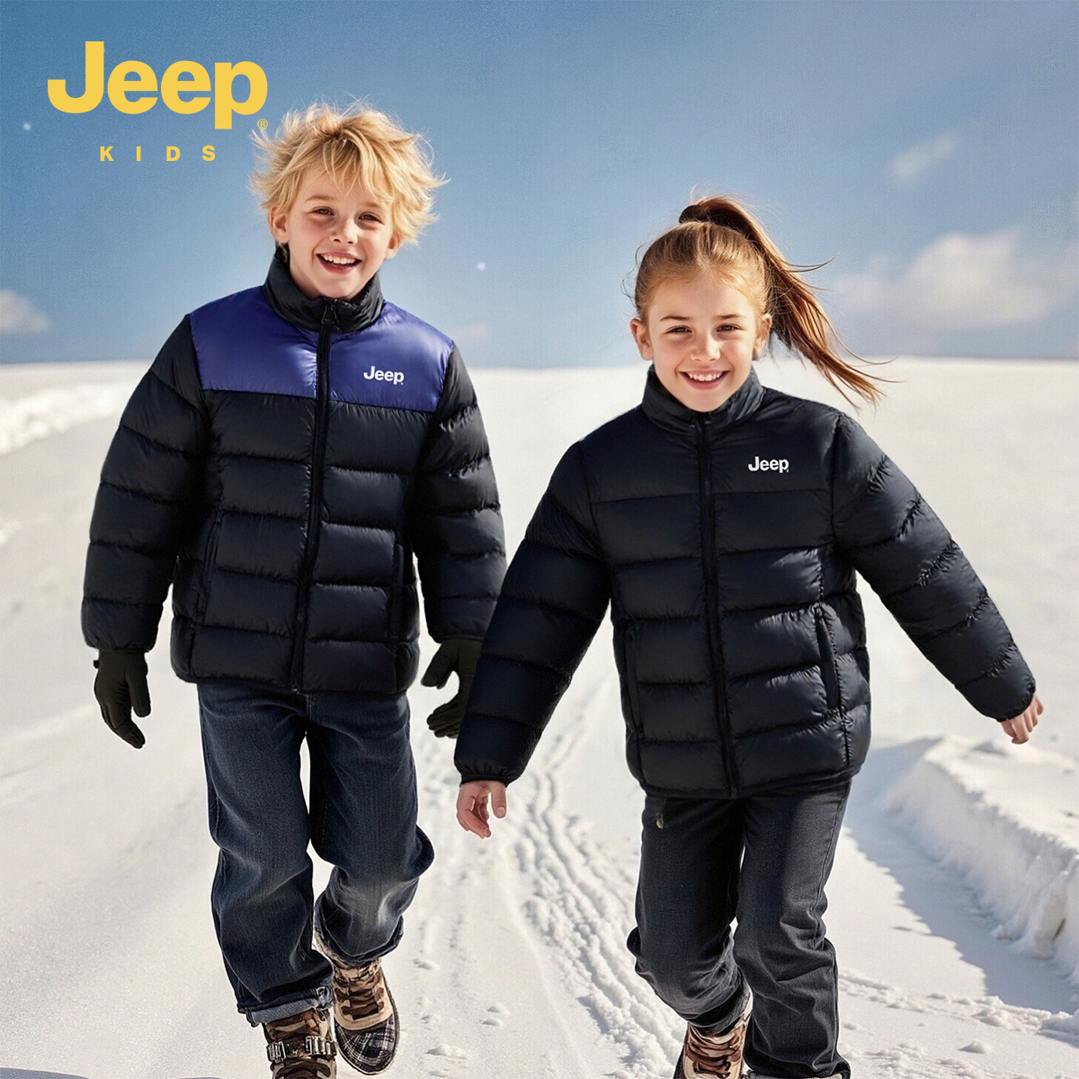 Jeep吉普儿童羽绒服2025冬季新款