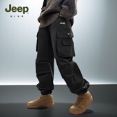 长裤 Jeep吉普男童工装 潮 儿童秋冬季 子中大童休闲裤 裤 2025新款