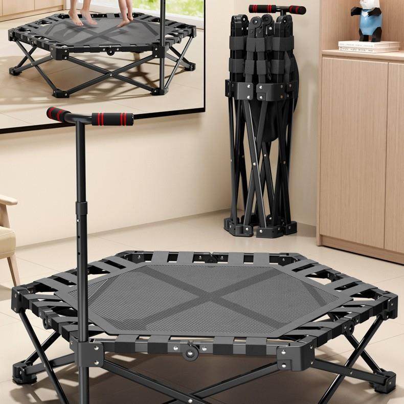 拉车套罩可折叠儿童蹦床六边形室内跳床家用蹦床可调节带扶开合弹,收纳整理,桌面收纳盒,淘宝优惠券,粉丝福利购,淘宝优惠卷