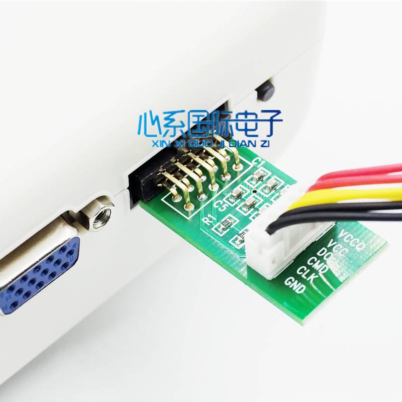 EMMC ISP下载适配器转接板 测试座烧录器 RT系列编程器免拆飞线卡