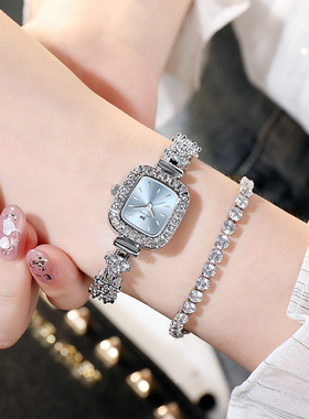 【新年礼物】DOM联名JM  坚守139道生产工序 轻奢ins风满钻女表 Y