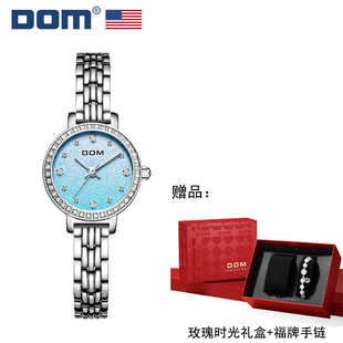 DOM腕表 高颜值小众轻奢女士石英手表G1352