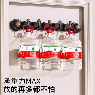 门吸69015挂钩置后盘免架墙上物架壁挂卫孔生强力粘胶卧室间衣粘