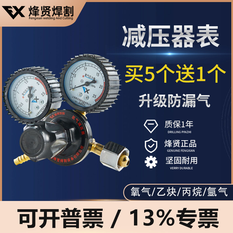 德国品质系列氧气/乙炔/丙烷/氩气/氮气/J二氧化碳减压表CO2减压
