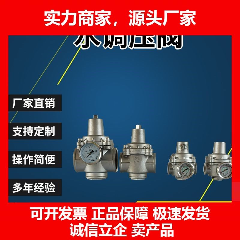 德国十大品牌自来水减压恒压阀可调式热水器净水器不锈钢水管减压