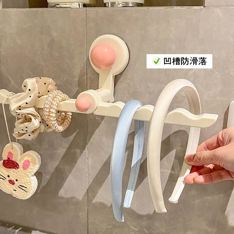 卫生间吸盘发饰挂钩收纳架