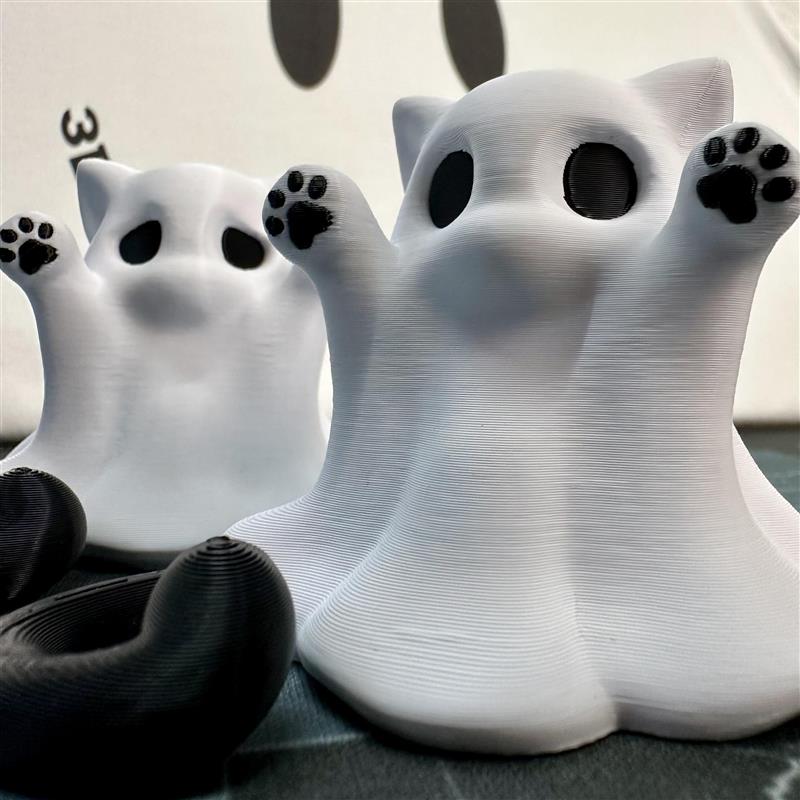 迷你小猫幽灵摆件3d打印