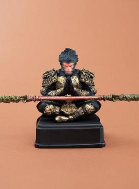 新款黑神话悟空齐天大圣周边手办典藏玩偶中式桌面摆件学生送礼