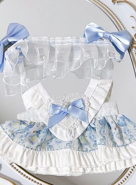 网红20厘米棉花娃娃衣服裙子可爱人形公仔毛绒娃衣女孩玩具玩偶